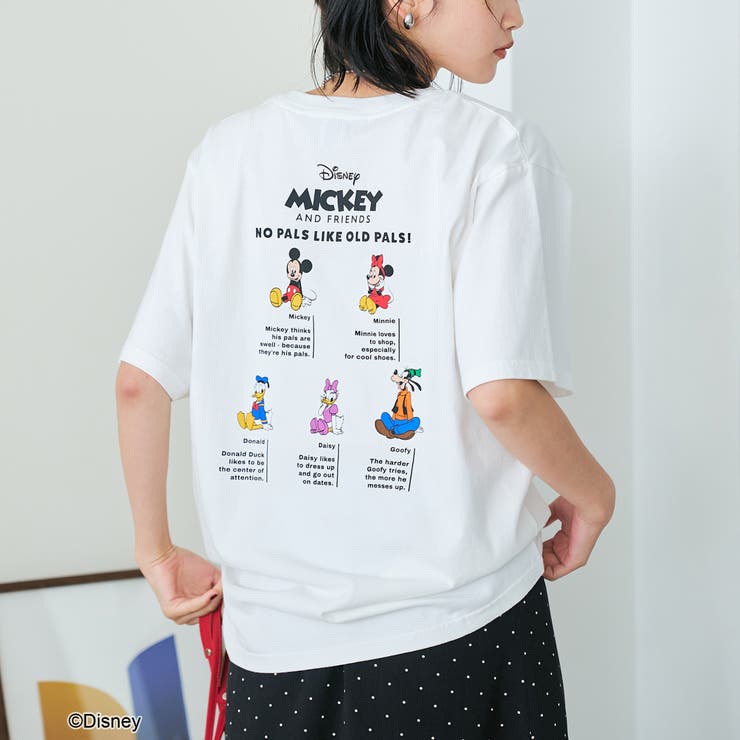【MICKEY（ミッキー） 別注】アソートロゴプリント 半袖ユニTシャツ（WEB… | coen【women】 | 詳細画像1 