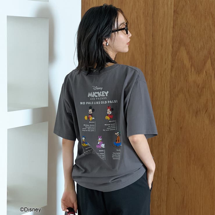 【MICKEY（ミッキー） 別注】アソートロゴプリント 半袖ユニTシャツ（WEB… | coen【women】 | 詳細画像11 