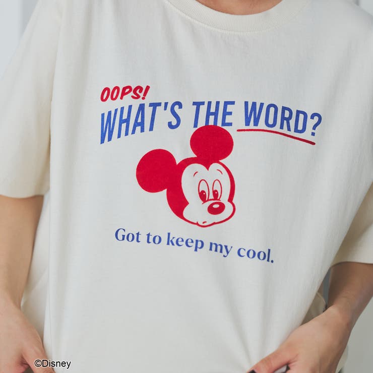 【MICKEY（ミッキー） 別注】アソートロゴプリント 半袖ユニTシャツ（WEB… | coen【women】 | 詳細画像18 