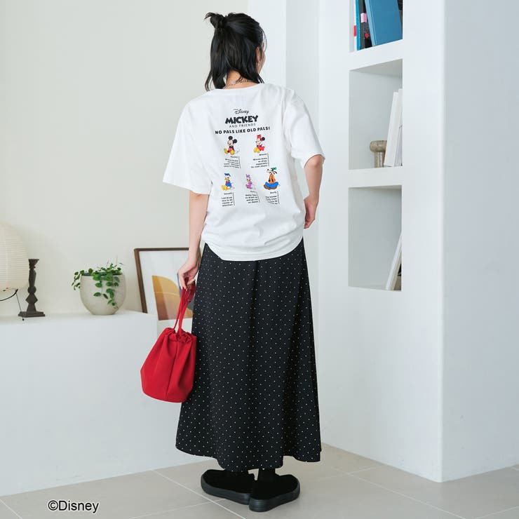 【MICKEY（ミッキー） 別注】アソートロゴプリント 半袖ユニTシャツ（WEB… | coen【women】 | 詳細画像2 