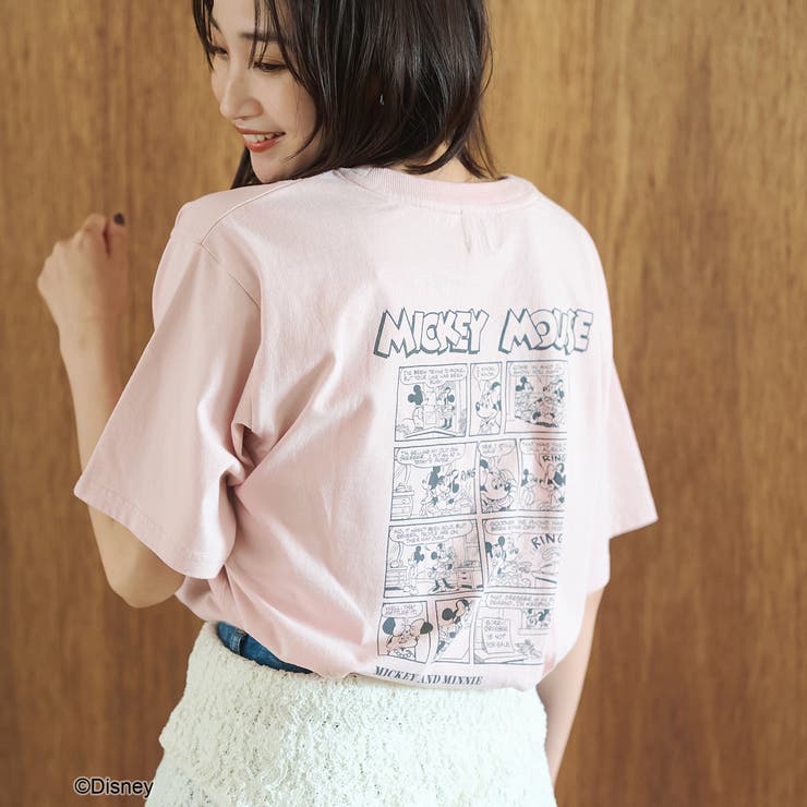 【MICKEY（ミッキー） 別注】アソートロゴプリント 半袖ユニTシャツ（WEB… | coen【women】 | 詳細画像25 