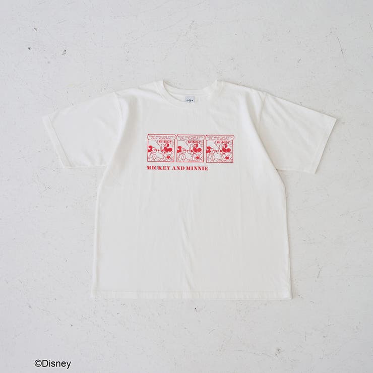 【MICKEY（ミッキー） 別注】アソートロゴプリント 半袖ユニTシャツ（WEB… | coen【women】 | 詳細画像45 