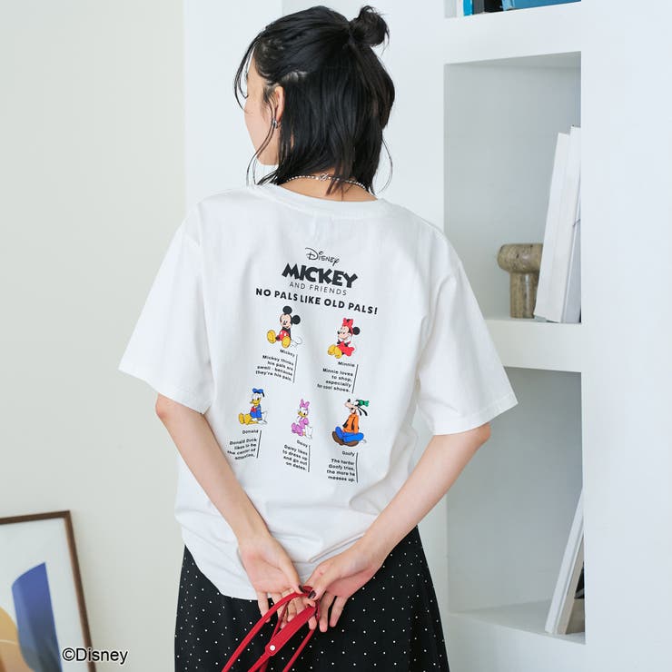 【MICKEY（ミッキー） 別注】アソートロゴプリント 半袖ユニTシャツ（WEB… | coen【women】 | 詳細画像5 