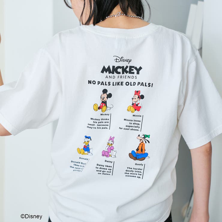 【MICKEY（ミッキー） 別注】アソートロゴプリント 半袖ユニTシャツ（WEB… | coen【women】 | 詳細画像6 