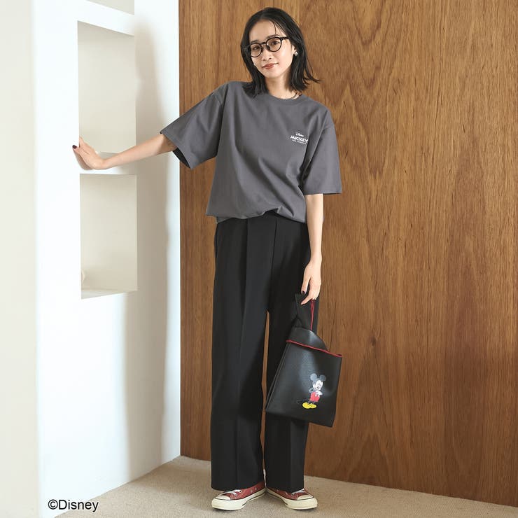 【MICKEY（ミッキー） 別注】アソートロゴプリント 半袖ユニTシャツ（WEB… | coen【women】 | 詳細画像8 