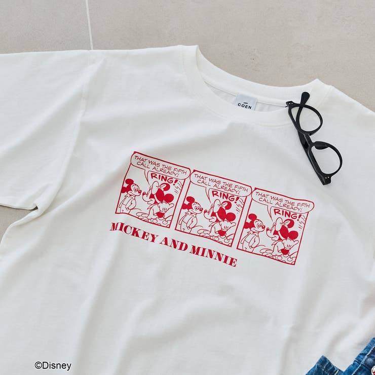 その他1 | 【MICKEY（ミッキー） 別注】アソートロゴプリント 半袖ユニTシャツ（WEB… | coen【women】