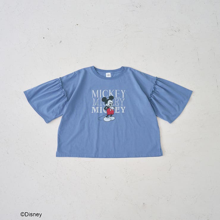 【MICKEY（ミッキー）/別注】ミッキー＆ミニー 袖フリル半袖Tシャツ | coen【women】 | 詳細画像22 