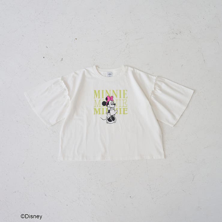 【MICKEY（ミッキー）/別注】ミッキー＆ミニー 袖フリル半袖Tシャツ | coen【women】 | 詳細画像24 