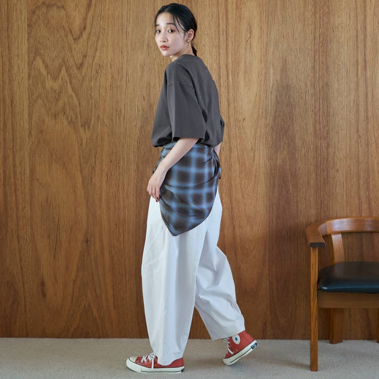 【汗染み軽減】アソートナンバリングロゴプリント オーバーサイズゆるTシャツ | coen【women】 | 詳細画像3 
