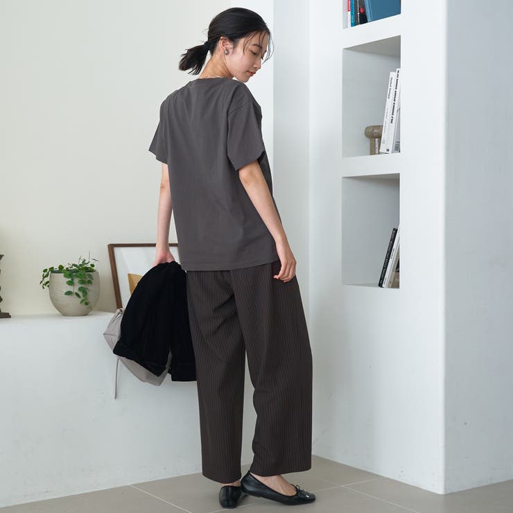 【汗染み軽減】オータムカラー アソートロゴプリントTシャツ | coen【women】 | 詳細画像11 