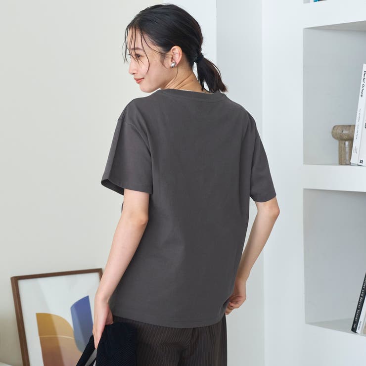 【汗染み軽減】オータムカラー アソートロゴプリントTシャツ | coen【women】 | 詳細画像13 