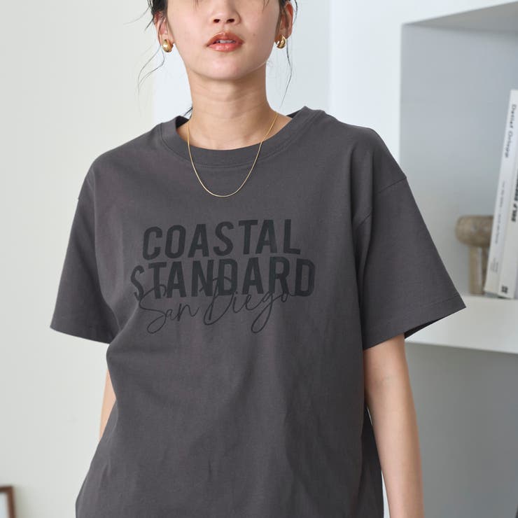 【汗染み軽減】オータムカラー アソートロゴプリントTシャツ | coen【women】 | 詳細画像15 