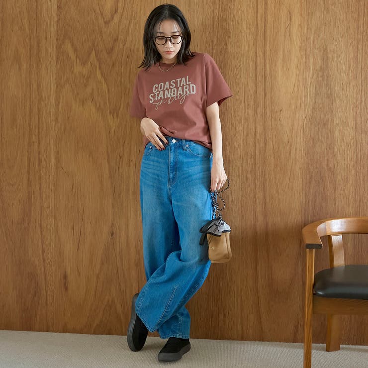 【汗染み軽減】オータムカラー アソートロゴプリントTシャツ | coen【women】 | 詳細画像16 