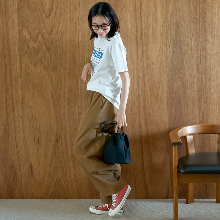 【汗染み軽減】オータムカラー アソートロゴプリントTシャツ | coen【women】 | 詳細画像3 