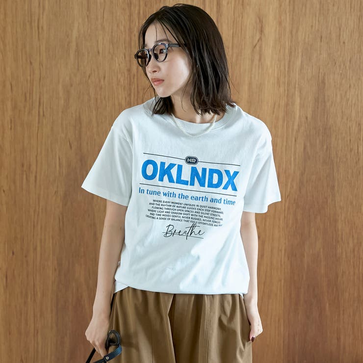 【汗染み軽減】オータムカラー アソートロゴプリントTシャツ | coen【women】 | 詳細画像5 