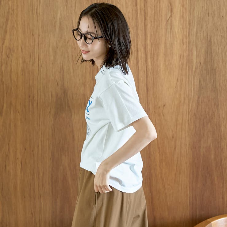 【汗染み軽減】オータムカラー アソートロゴプリントTシャツ | coen【women】 | 詳細画像6 