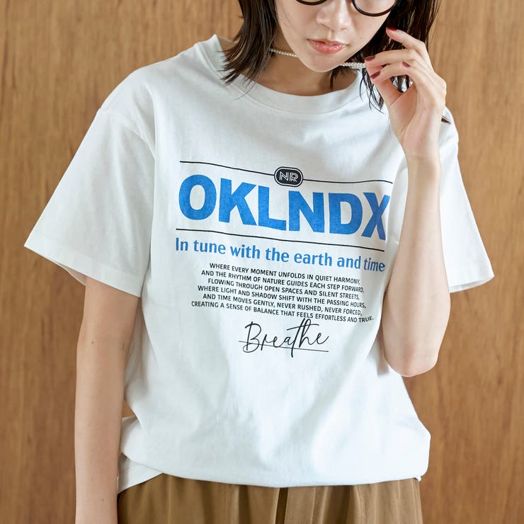 【汗染み軽減】オータムカラー アソートロゴプリントTシャツ | coen【women】 | 詳細画像8 