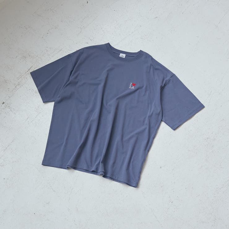 ROYAL | I LOVE LA ワンポイントロゴ刺繍ユニTシャツ | coen【women】