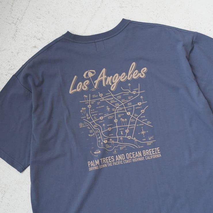 I LOVE LA マップデザイン バックプリントTシャツ | coen【women】 | 詳細画像15 