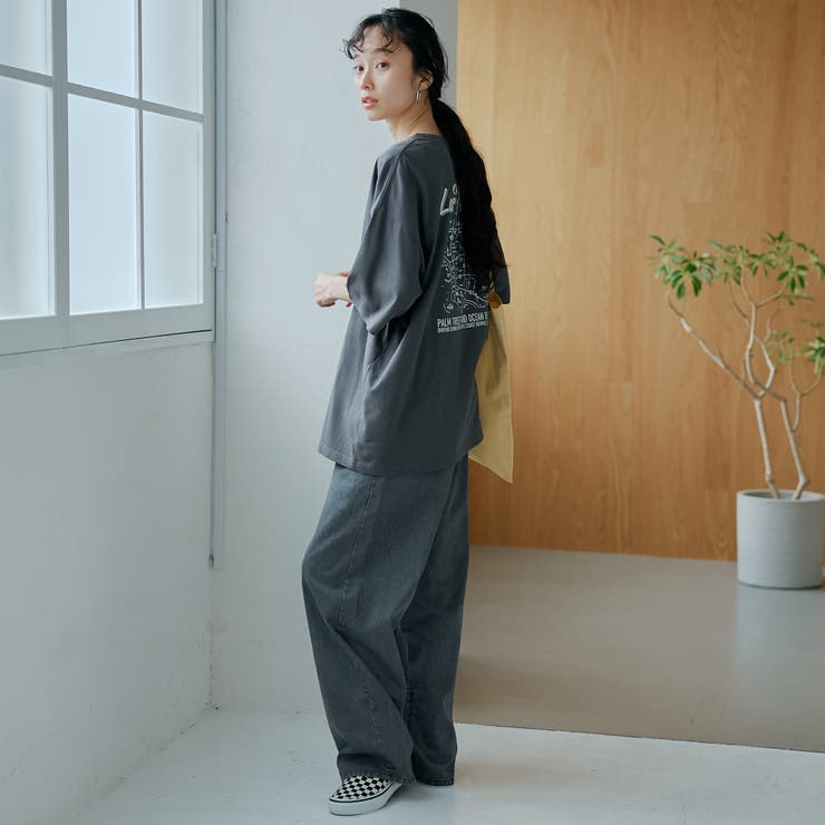 I LOVE LA マップデザイン バックプリントTシャツ | coen【women】 | 詳細画像8 