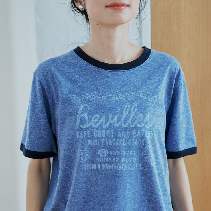 I LOVE LA プリント ヴィンテージライクリンガーTシャツ | coen【women】 | 詳細画像14 