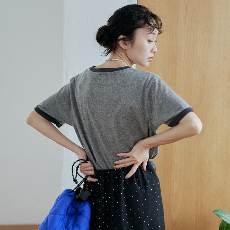 I LOVE LA プリント ヴィンテージライクリンガーTシャツ | coen【women】 | 詳細画像6 