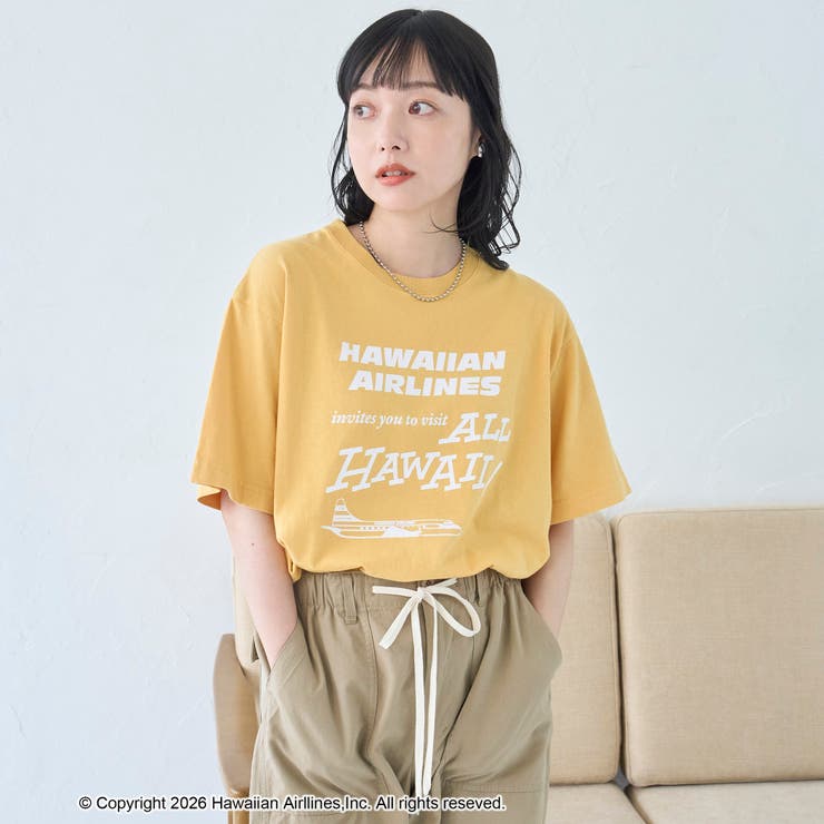 【RS別注】ハワイアン航空 グラフィックアソートプリントTシャツ | coen【women】 | 詳細画像12 