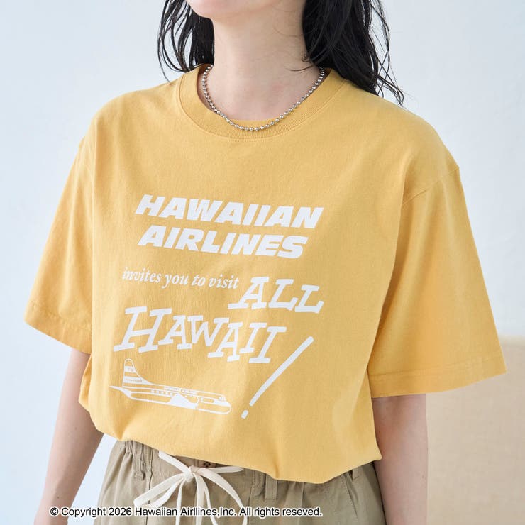 【RS別注】ハワイアン航空 グラフィックアソートプリントTシャツ | coen【women】 | 詳細画像14 