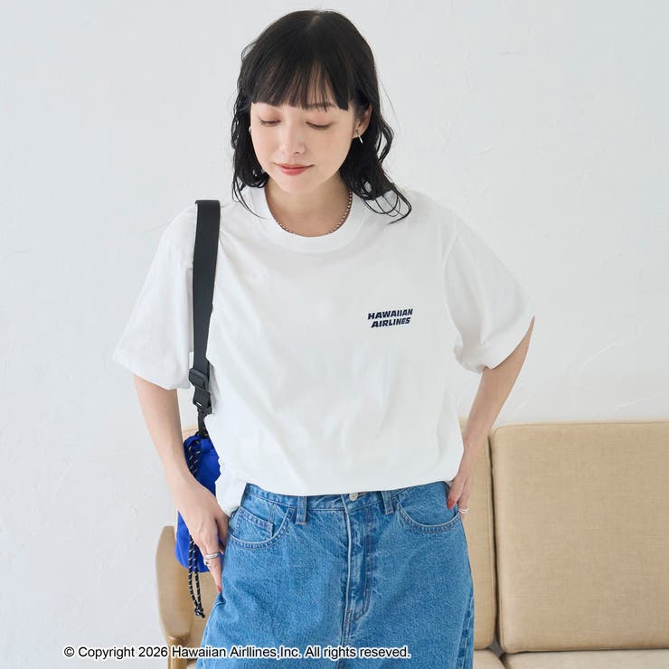 【RS別注】ハワイアン航空 グラフィックアソートプリントTシャツ | coen【women】 | 詳細画像5 