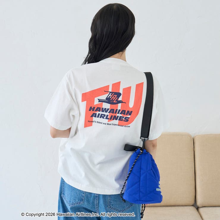 【RS別注】ハワイアン航空 グラフィックアソートプリントTシャツ | coen【women】 | 詳細画像6 