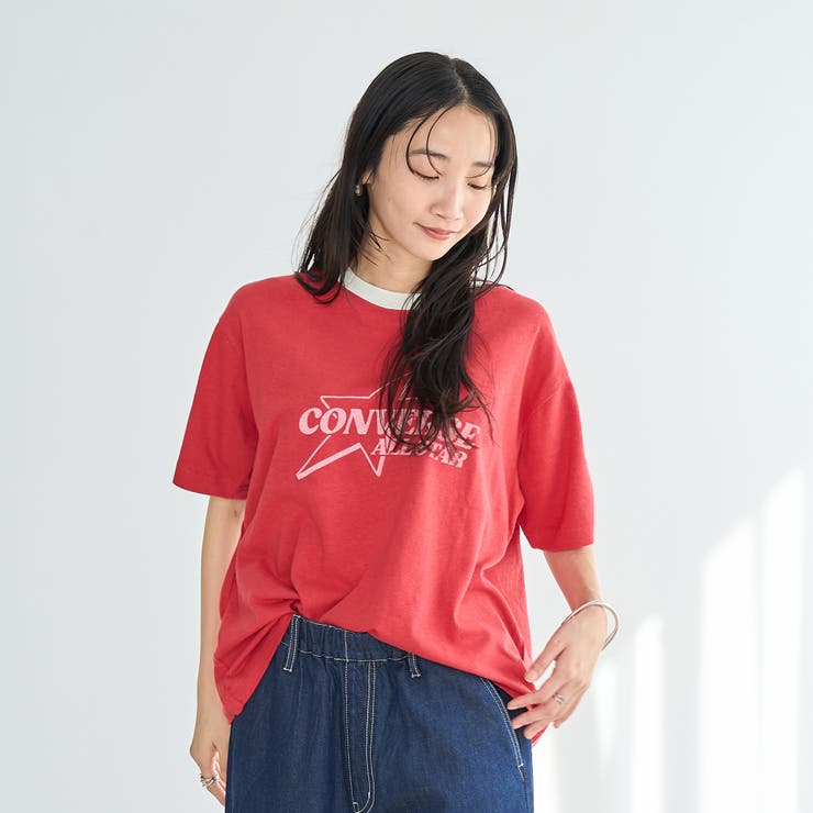CONVERSE（コンバース）別注アソート ロゴ プリント Tシャツ | coen【women】 | 詳細画像11 