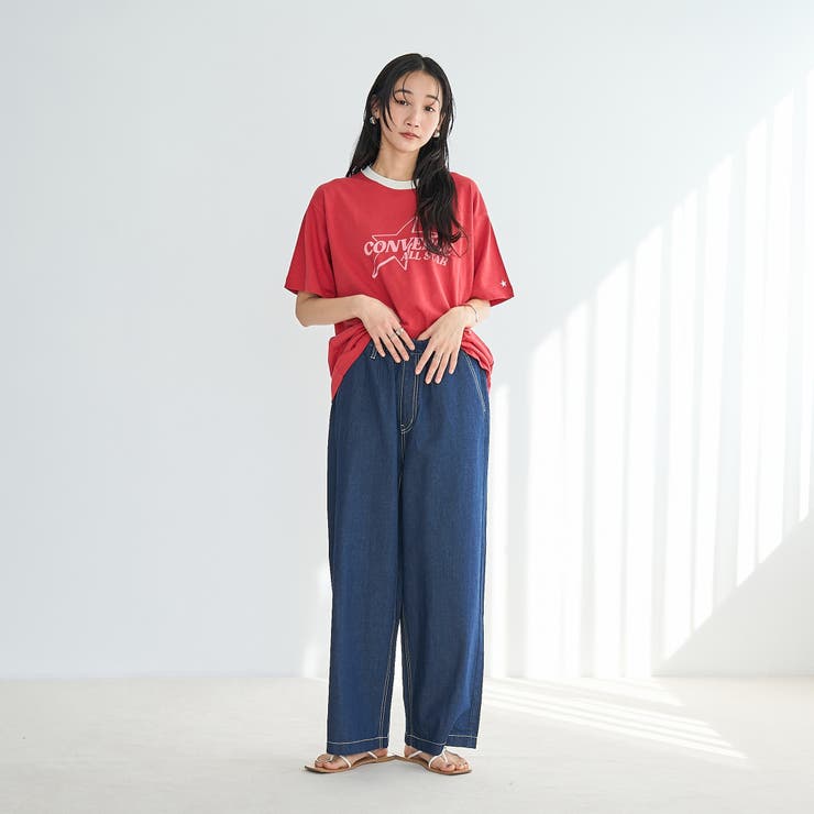 CONVERSE（コンバース）別注アソート ロゴ プリント Tシャツ | coen【women】 | 詳細画像15 
