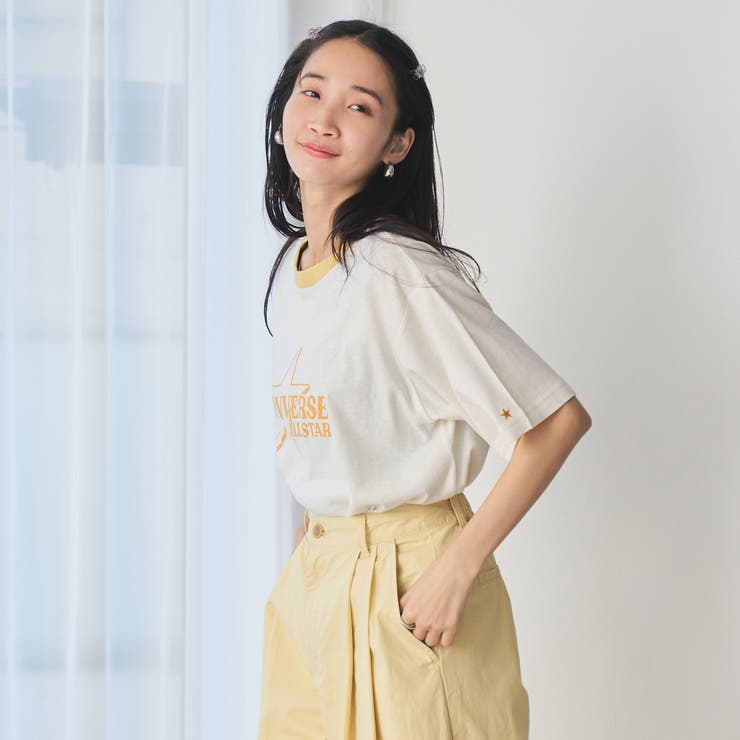 CONVERSE（コンバース）別注アソート ロゴ プリント Tシャツ | coen【women】 | 詳細画像2 