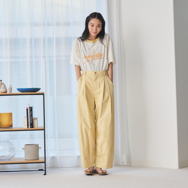 CONVERSE（コンバース）別注アソート ロゴ プリント Tシャツ | coen【women】 | 詳細画像5 