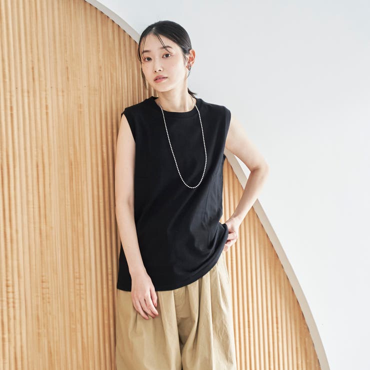 THOM KROM ノースリーブ オールインワン　ブラック　レディース THOM KROM ノースリーブ オールインワン ブラック レディース