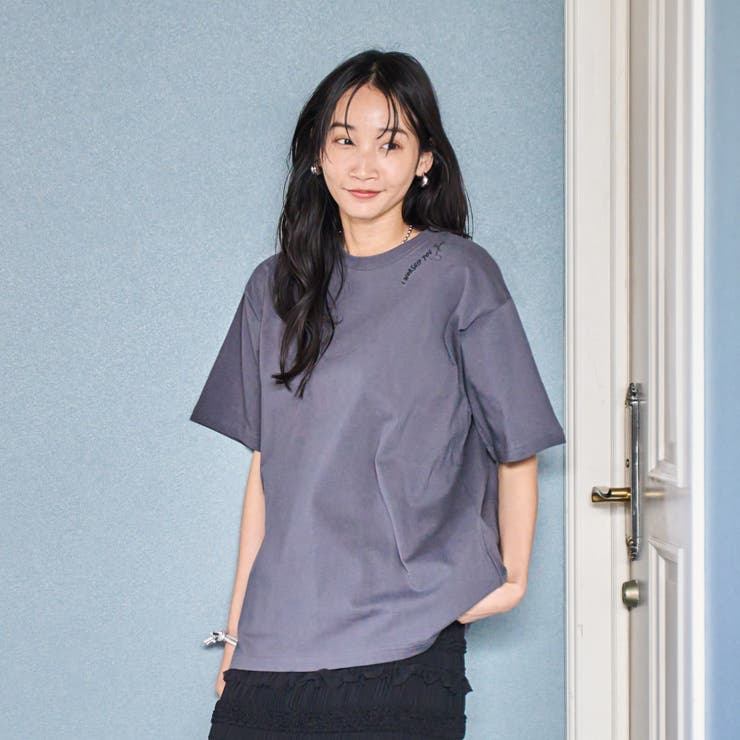 刺繍ハーフスリーブＴシャツ | coen【women】 | 詳細画像14 