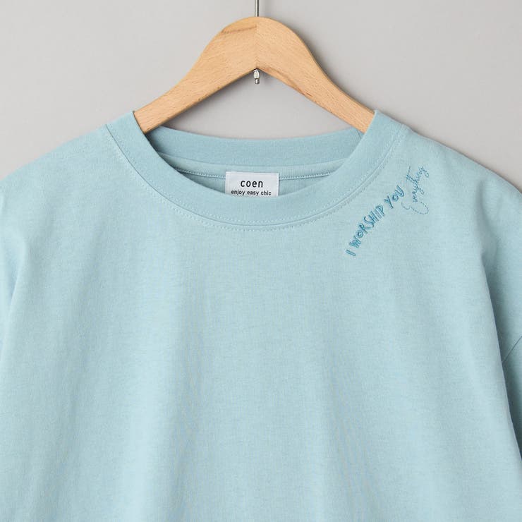 刺繍ハーフスリーブＴシャツ | coen【women】 | 詳細画像34 