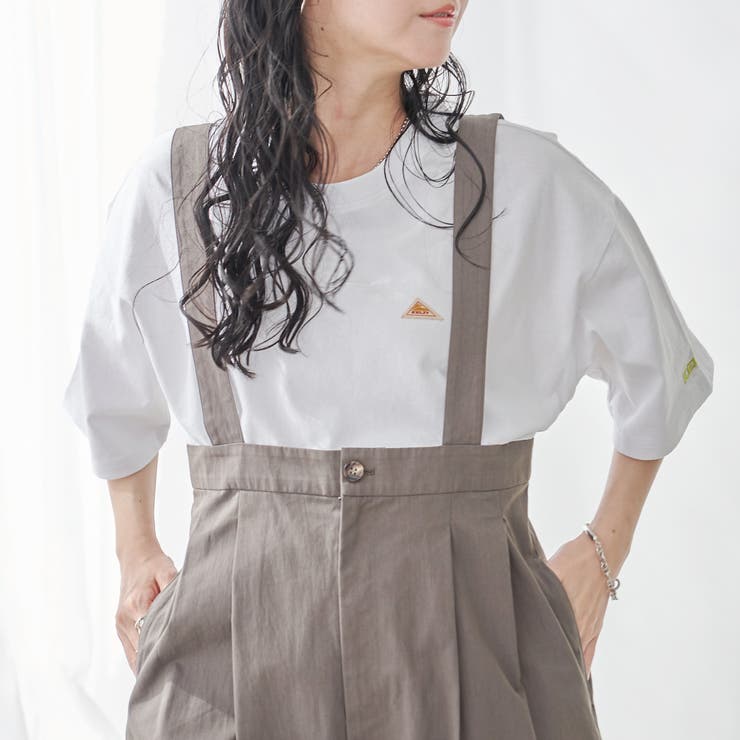 WHITE | KELTY（ケルティ）別注 ワンポイントロゴ 半端袖Tシャツ | coen【women】