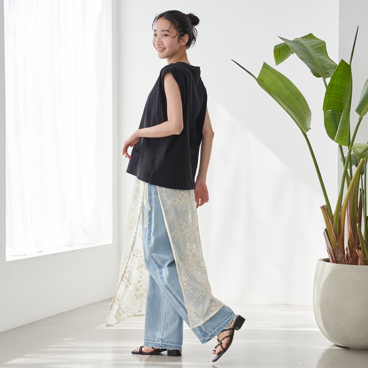 KELTY（ケルティ）別注 ワンポイントロゴ ノースリーブTシャツ | coen【women】 | 詳細画像12 