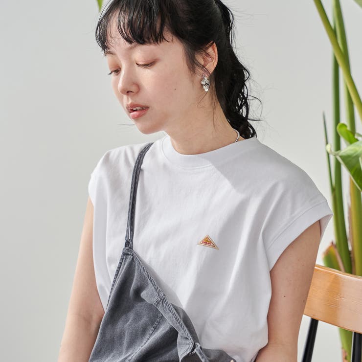 WHITE | KELTY（ケルティ）別注 ワンポイントロゴ ノースリーブTシャツ | coen【women】
