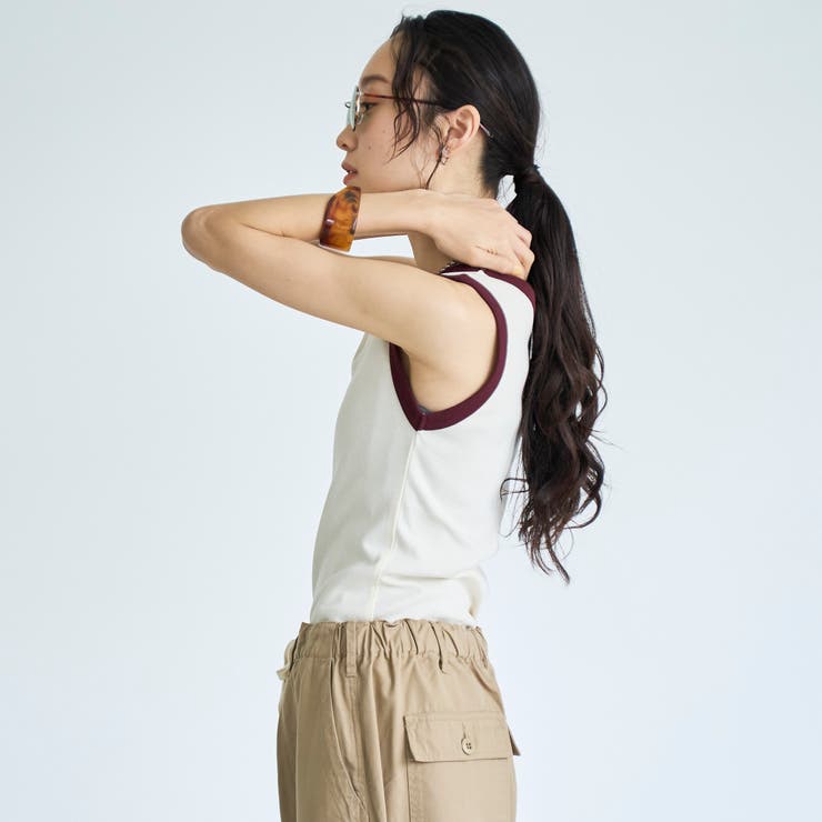 【再入荷 新色登場】ベーシックフライスタンクトップ（インフルエンサー紹介アイテム… | coen【women】 | 詳細画像17 