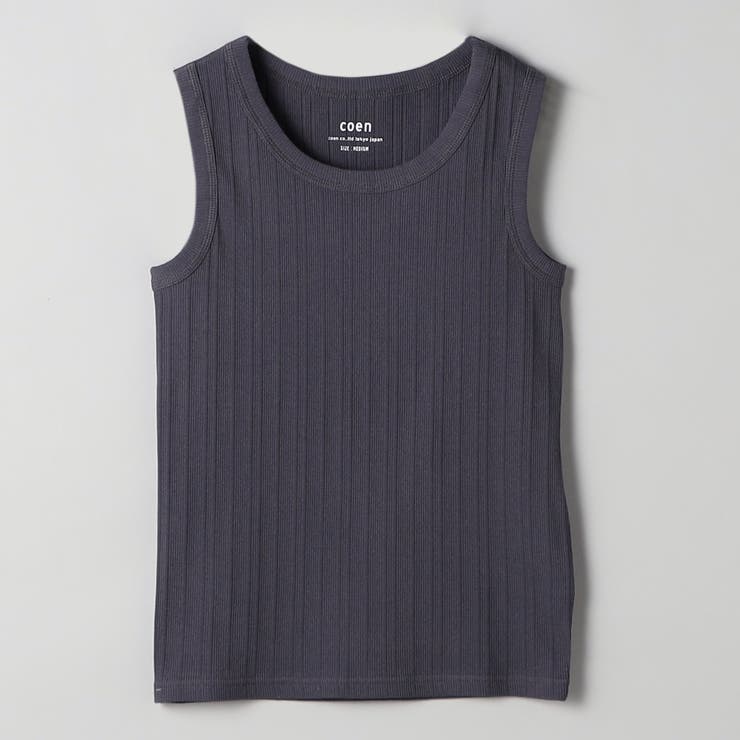 DK.GRAY | アソートリブタンクトップ | coen【women】