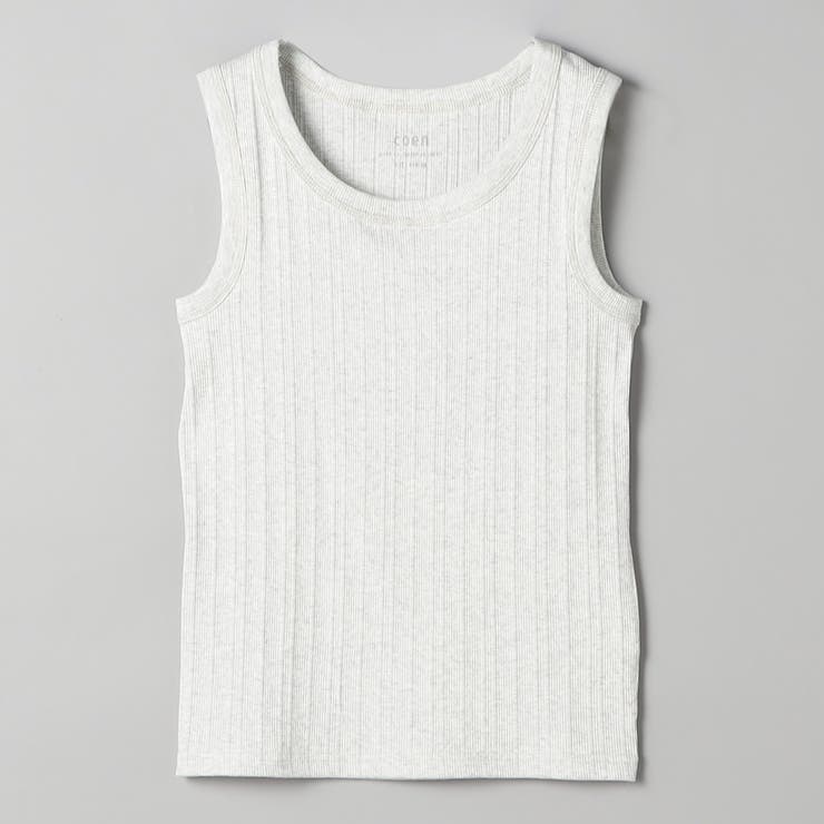 NATURAL | アソートリブタンクトップ | coen【women】