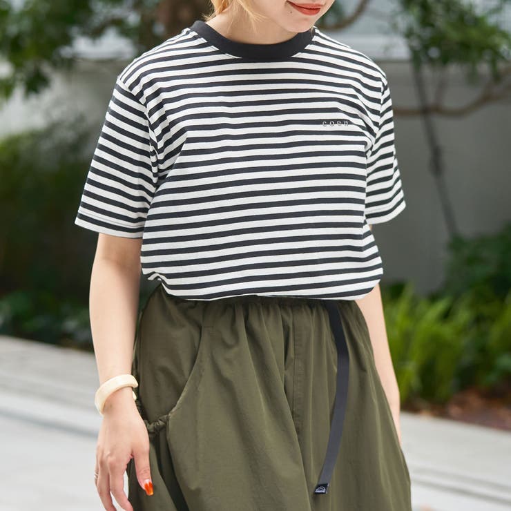 その他1 | ≪完売カラー追加決定≫USAコットン COENロゴ刺繍Tシャツ | coen【women】