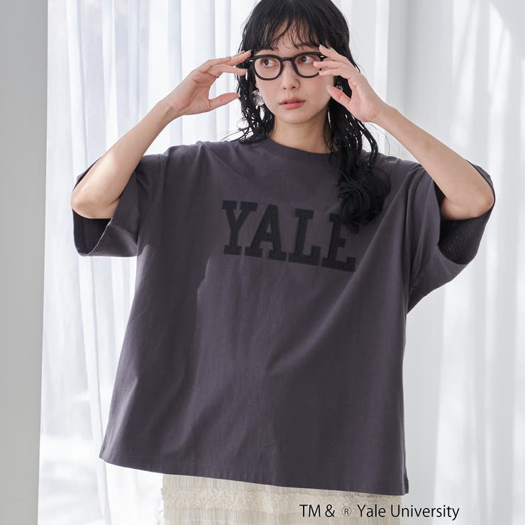 DK.GRAY | YALE別注 ゆるシルエットTシャツ | coen【women】