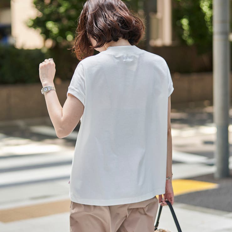 リピT・USAコットンフレンチスリーブTシャツ（WEB限定カラー） | coen【women】 | 詳細画像3 