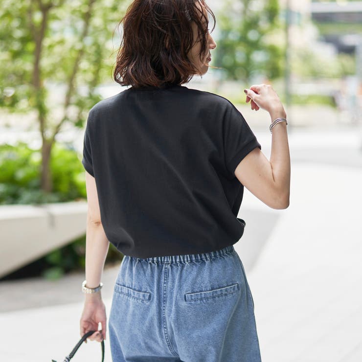 リピT・USAコットンフレンチスリーブTシャツ（WEB限定カラー） | coen【women】 | 詳細画像7 
