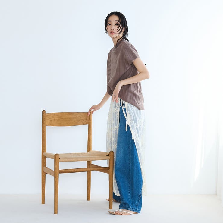 USAコットンワイドリブリピTフレンチスリーブ | coen【women】 | 詳細画像20 