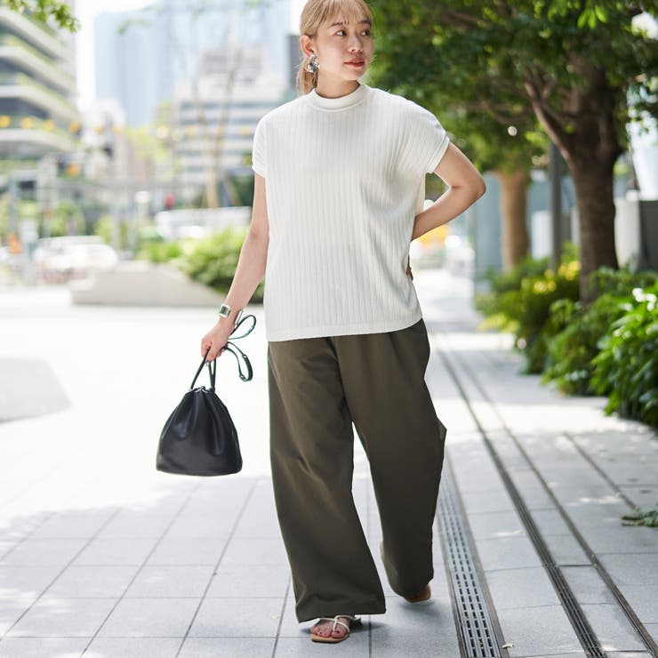 USAコットンワイドリブリピTフレンチスリーブ | coen【women】 | 詳細画像5 