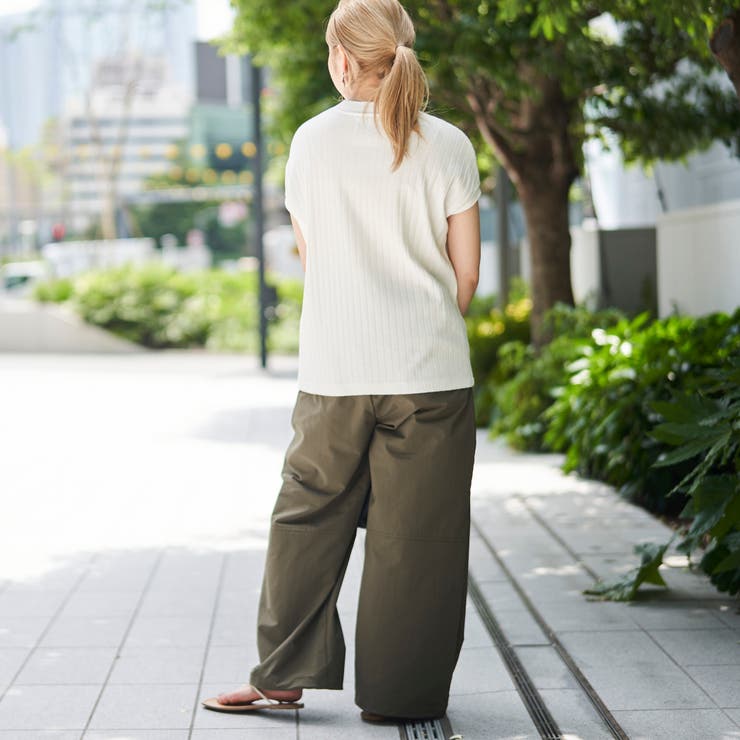 USAコットンワイドリブリピTフレンチスリーブ | coen【women】 | 詳細画像6 
